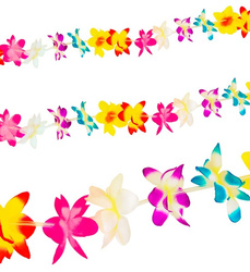 GIRLANDA KWIATY HAWAJSKIE 3M