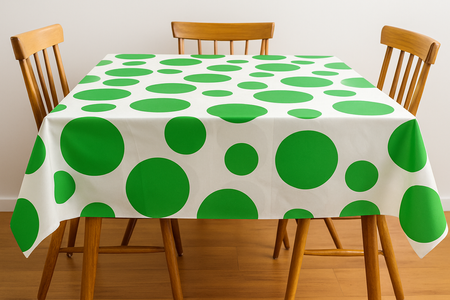 ORBUS FOLIOWY W KROPKI ZIELONE 100 X 130 CM