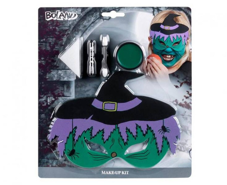 Zestaw do malowania twarzy Wiedźma dla dzieci czarownica halloween