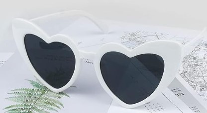 ZESTAW OKULARY SERCA 10 SZTUK I PEREŁKI DIY