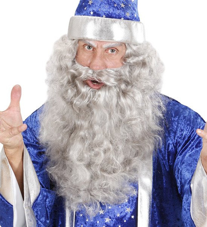 PERUKA + BRODA MAGIK SIWA