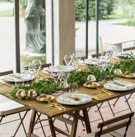 GIRLANDA BLUSZCZ 12 X 2,1M ZIELONA