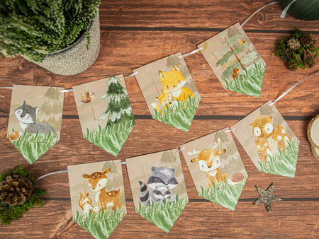 BANER LEŚNE ZWIERZĄTKA 3 M 