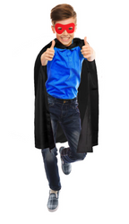 ZESTAW NIETOPERZ DZIECIĘCY PELERYNA+MASKA