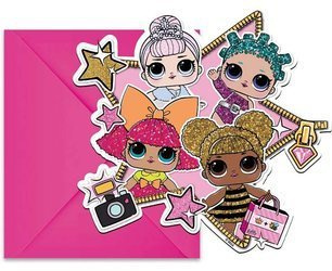 ZAPROSZENIA LOL, 6 SZT.