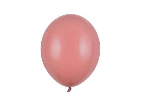 BALONY STRONG 27 CM PASTELOWY PĄSOWY RÓŻ 100 SZT