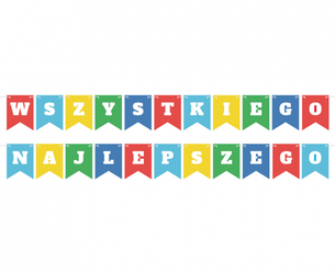 GIRLANDA WSZYSTKIEGO NAJLEPSZEGO MIX 2 X 400 CM