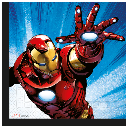 SERWETKI PAPIEROWE AVENGERS MARVEL 33 CM 20 SZT 