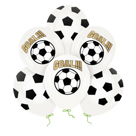 BALONY LATEKSOWE PIŁKA NOŻNA 12 CALI 6 SZTUK