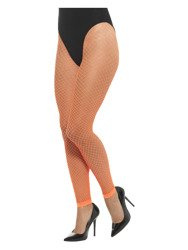 LEGINSY KABARETKI POMARAŃCZOWE NEON