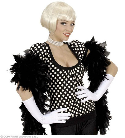 RĘKAWICZKI BIAŁE LYCRA 37 CM