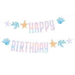 BANER HAPPY BIRTHDAY OCEAN 240X17 CM