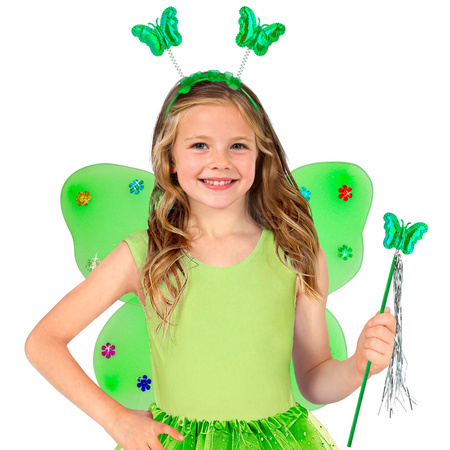 ZESTAW MOTYLKA 3 ELEMENTY ZIELONY