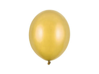 BALONY LATEKSOWE ZŁOTE 27CM 10SZT