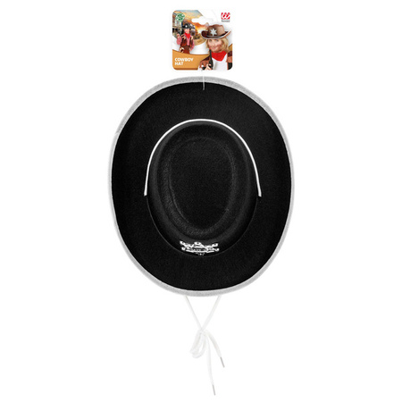 KAPELUSZ KOWBOJA DZIECIĘCY CZARNY