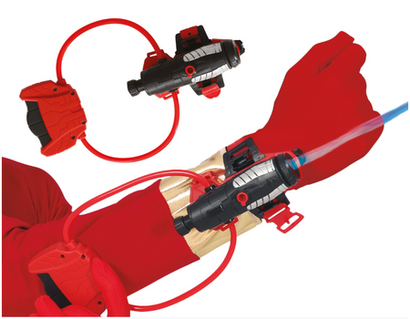 WODNY PISTOLET SPIDERMANA NA RĘKĘ