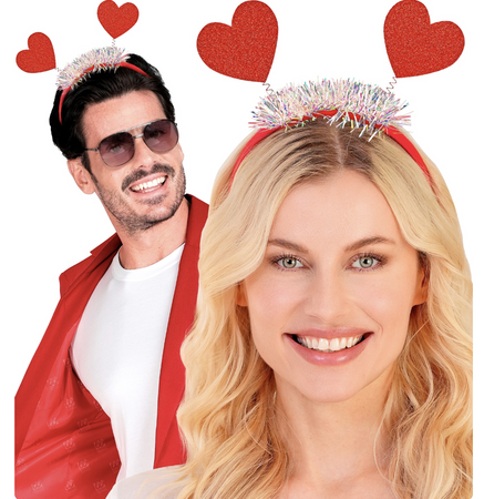 OPASKA BROKATOWE SERCA CZERWONA