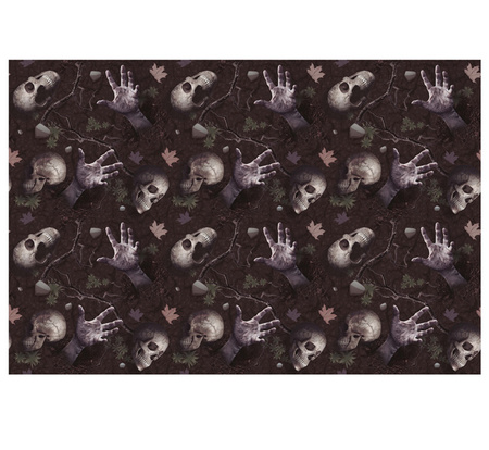 OBRUS PLASTIKOWY CMENTARZ 137X274 CM