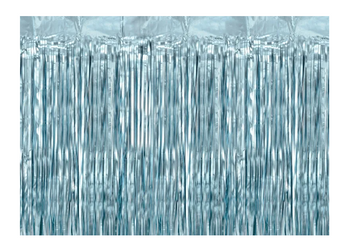 KURTYNA NIEBIESKA 100 X 200 CM