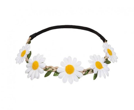 Zestaw Hippie deluxe (opaska, okulary, kolczyki, naszyjnik)