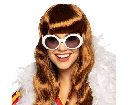 OKULARY BIAŁE PRZECIWSŁONECZNE RETRO