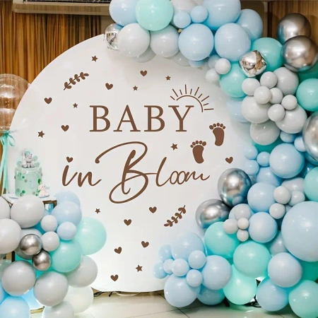 POKROWIEC NA STOJAK KOŁO 200 CM BIAŁY