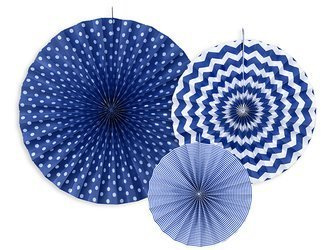 ROZETY DEKORACYJNE GRANATOWE