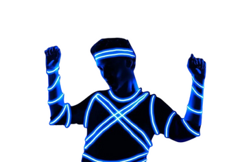 SZNUREK LED 5 M NIEBIESKI