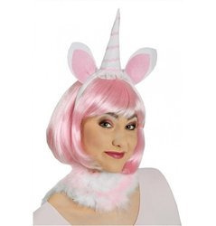 OPASKA JEDNOROŻEC BIAŁO-RÓŻOWA