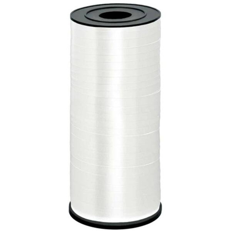 WSTĄŻKA PLASTIKOWA BIAŁA 5 MM 92 M 