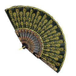 WACHLARZ HISZPAŃSKI ZŁOTO-CZARNY