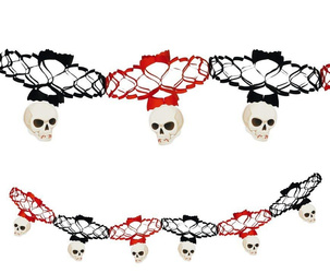 GIRLANDA CZASZKI 15 X 200 CM