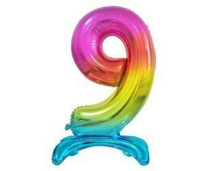 BALON STOJĄCY CYFRA "9", 74CM