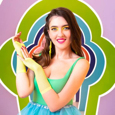 KOLCZYKI BŁYSKAWICE PIORUNY ŻÓŁTE