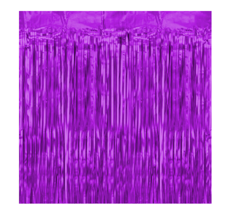 KURTYNA IMPREZOWA FIOLETOWA 100 X 200 CM 