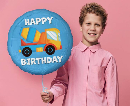 BALON FOLIOWY BETONIARKA HAPPY BIRTHDAY 46CM