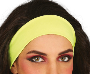 OPASKA NA GŁOWĘ NEONOWY ŻÓŁTY