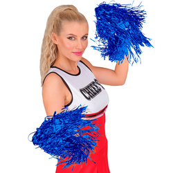 POMPONY CHEERLEADERKI GRANATOWE