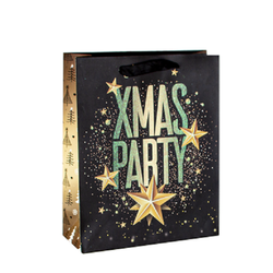 TOREBKA CZARNO ZŁOTA XMAS PARTY