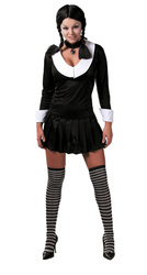 STRÓJ UCZENNICY WEDNESDAY ADDAMS