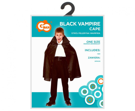 Strój dla dzieci Peleryna Wampira (peleryna), rozmiar uniwersany