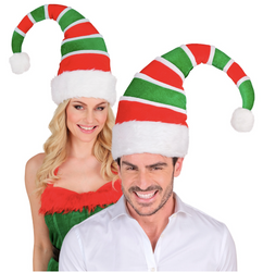 CZAPKA ELFA PLUSZOWA ŚWIĄTECZNA