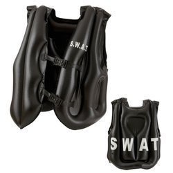KAMIZELKA CZARNA SWAT DMUCHANA