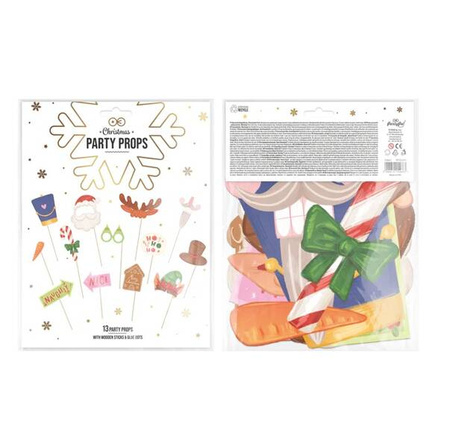 REKWIZYTY DO ZDJĘĆ BOŻE NARODZENIE 13 SZT