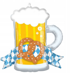 BALON FOLIOWY KUFEL Z PIWEM OKTOBERFEST 66 CM