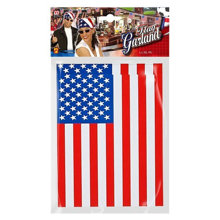 GIRLANDA PAPIEROWA FLAGA USA