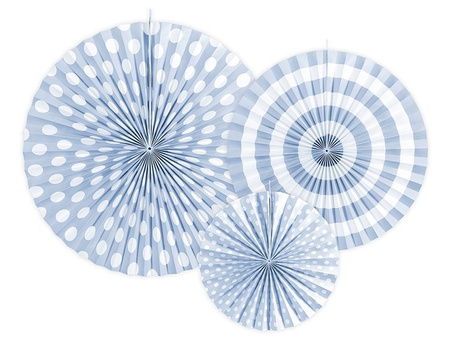 ROZETY DEKORACYJNE JASNY CHABROWY 3 szt.