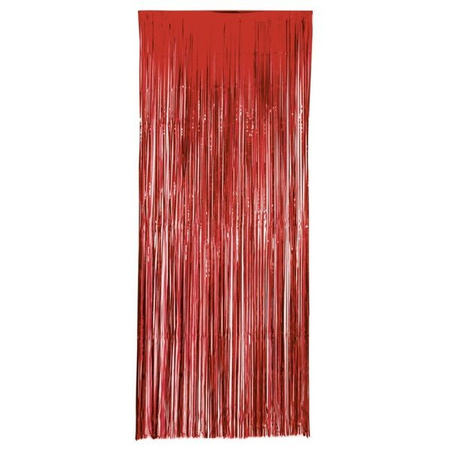 KURTYNA 90 cm x 250 cm CZERWONA