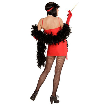 STRÓJ CHARLESTON CZERWONY