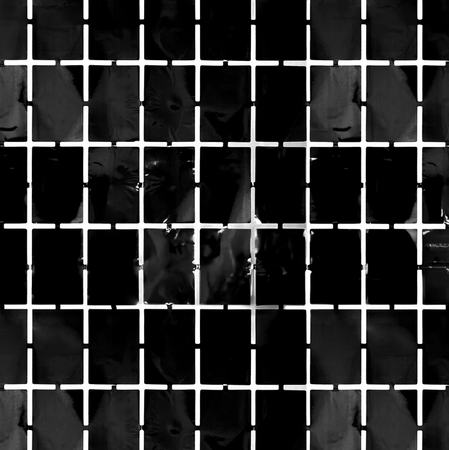 KURTYNA IMPREZOWA KWADRATY CZARNA 100 X 200 CM